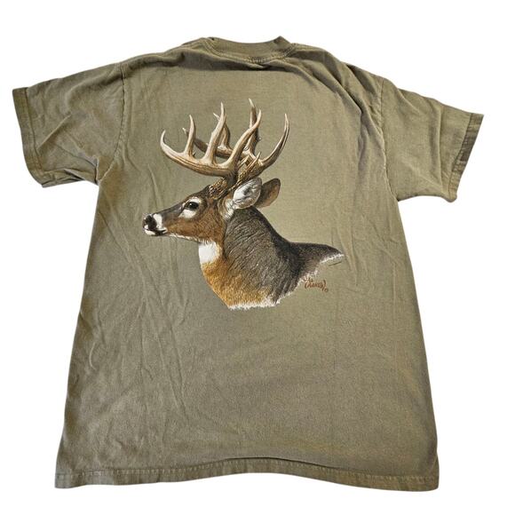 Al Agnew T-shirt 34 - 35 Inch Chest XS to S Women's or Juniors 2007 Buck Deer - Picture 3 of 8